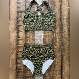 2 piece cotton pole fitness / pole dancing / festival outfit